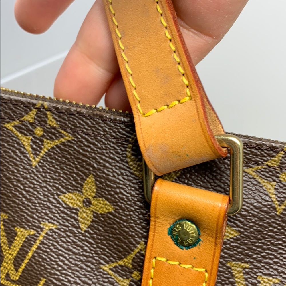 Authentic LOUIS VUITTON MONOGRAM SAC FLANE… - Picture 14 of 16